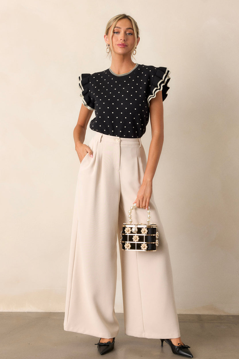 After Dark Polka Dot Mia Printed Pullover main image 1