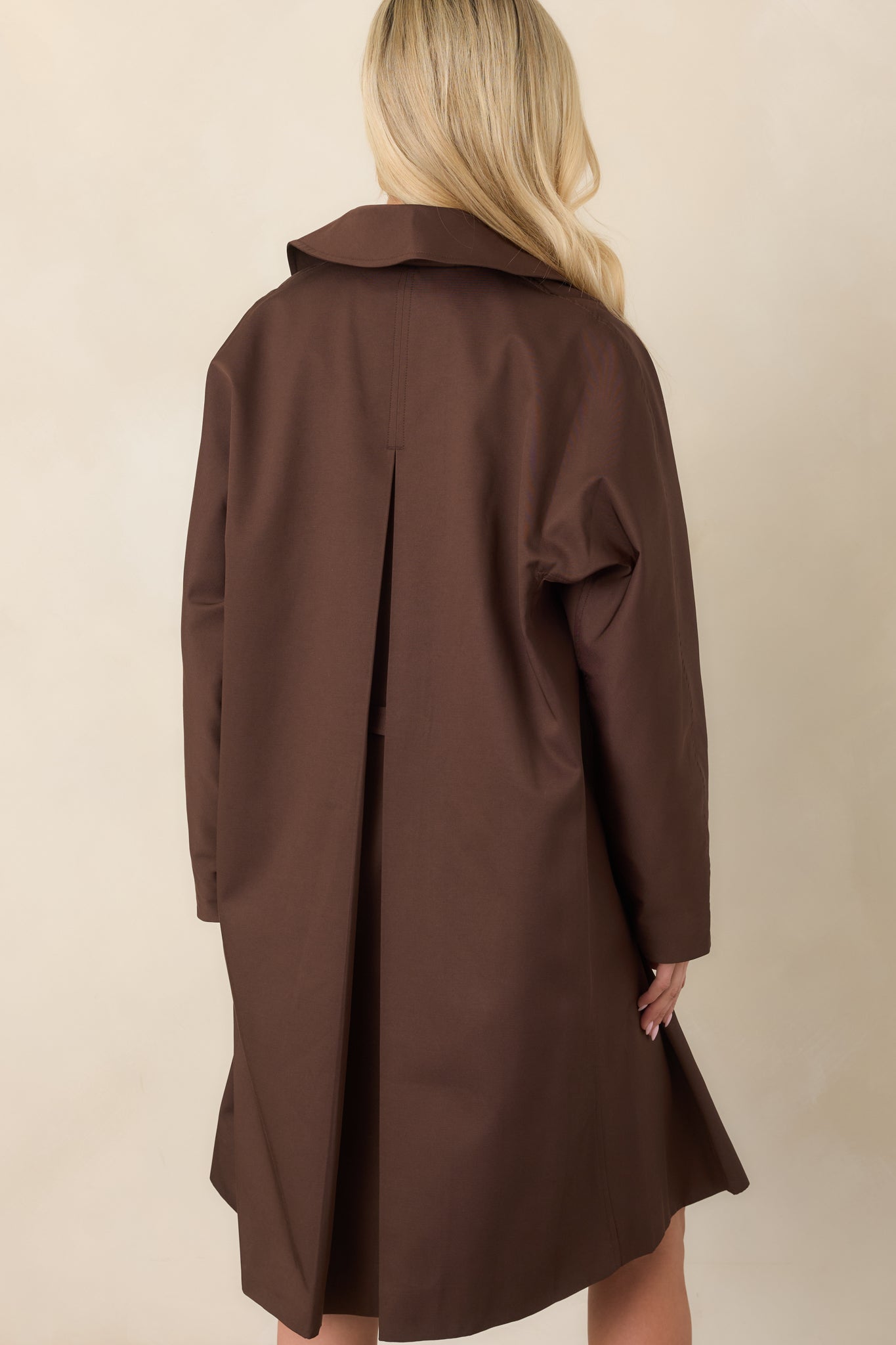 Harmoni Brown Oversized Trench Coat | ASTR the Label