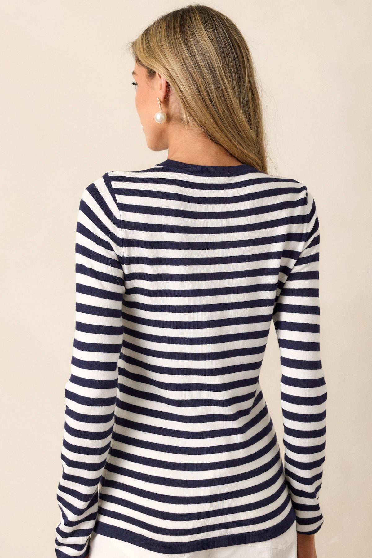 Remi Stripe Double-layer Long Sleeve Top
