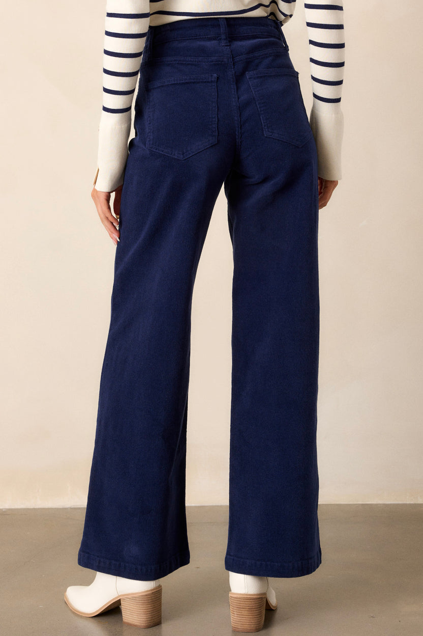 Corduroy Straight Leg Jeans