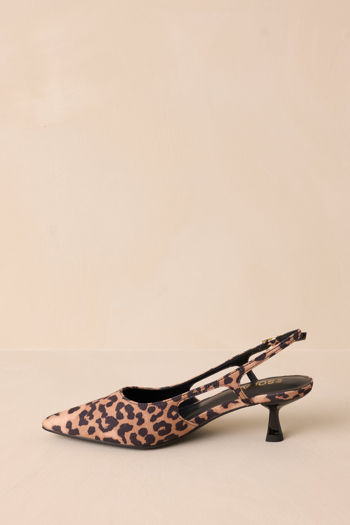 Leopard Print Kitten Heels - All Heels | Red Dress