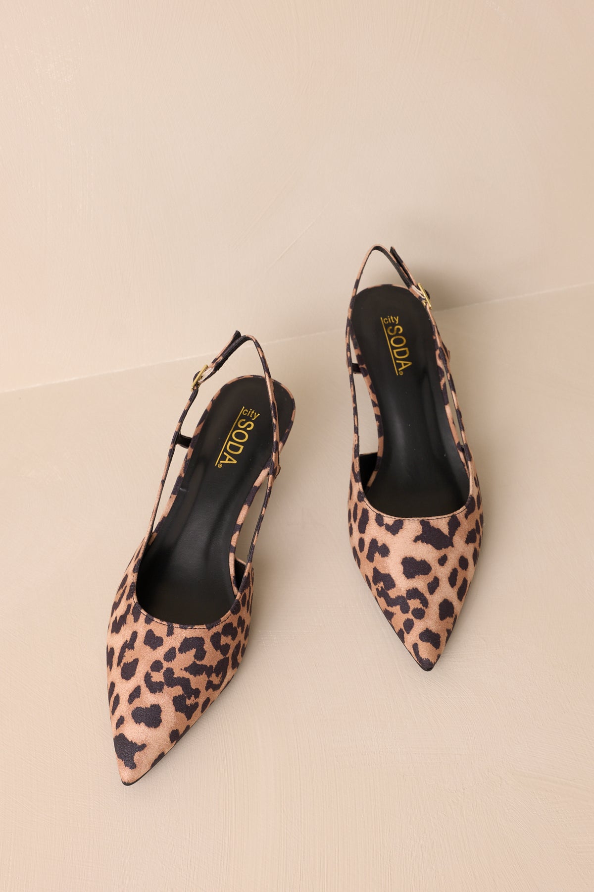 Leopard Print Kitten Heels - All Heels | Red Dress