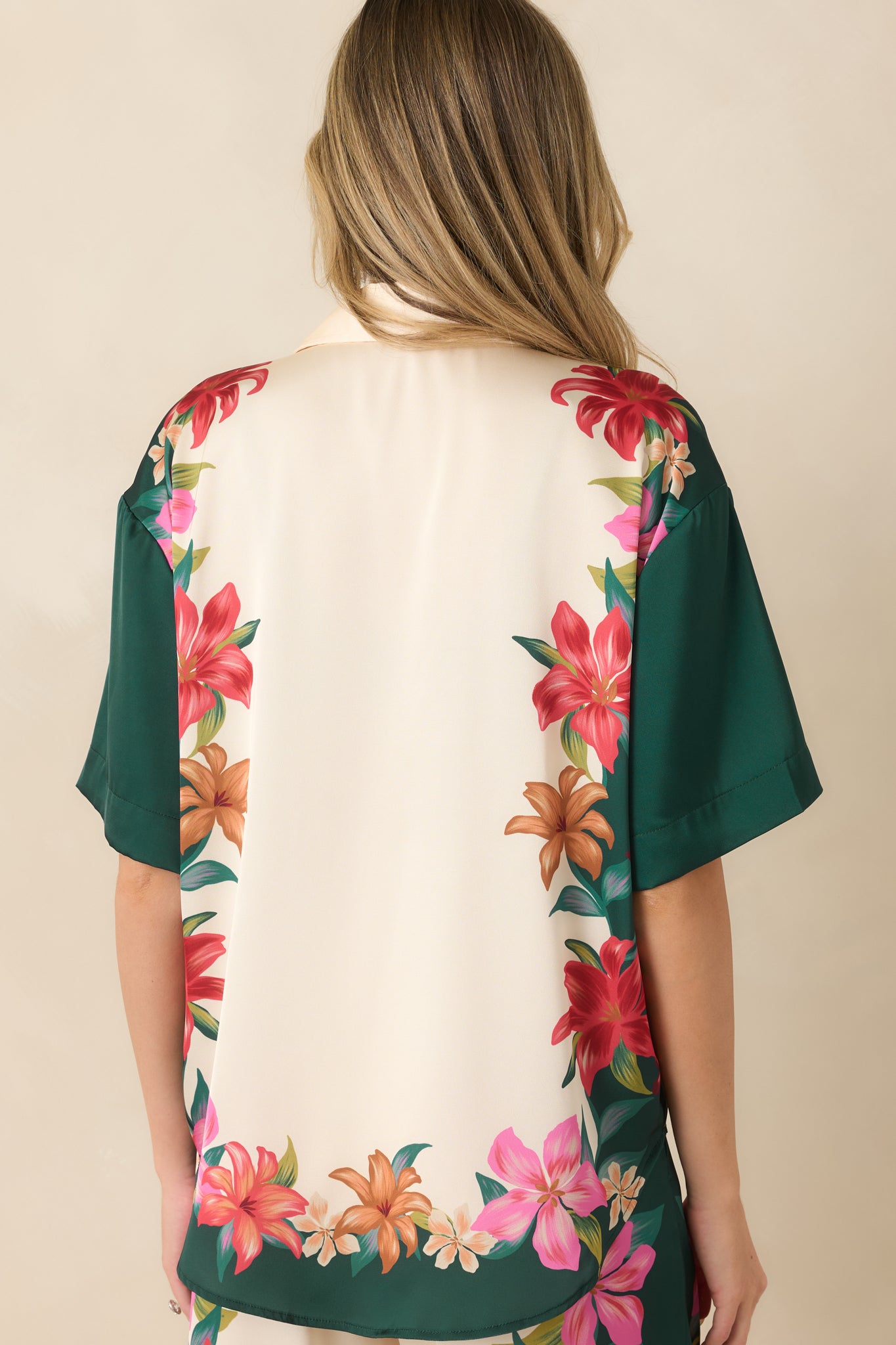 Lani Kiwi Teal Multi Floral Button Up Top | Z Supply