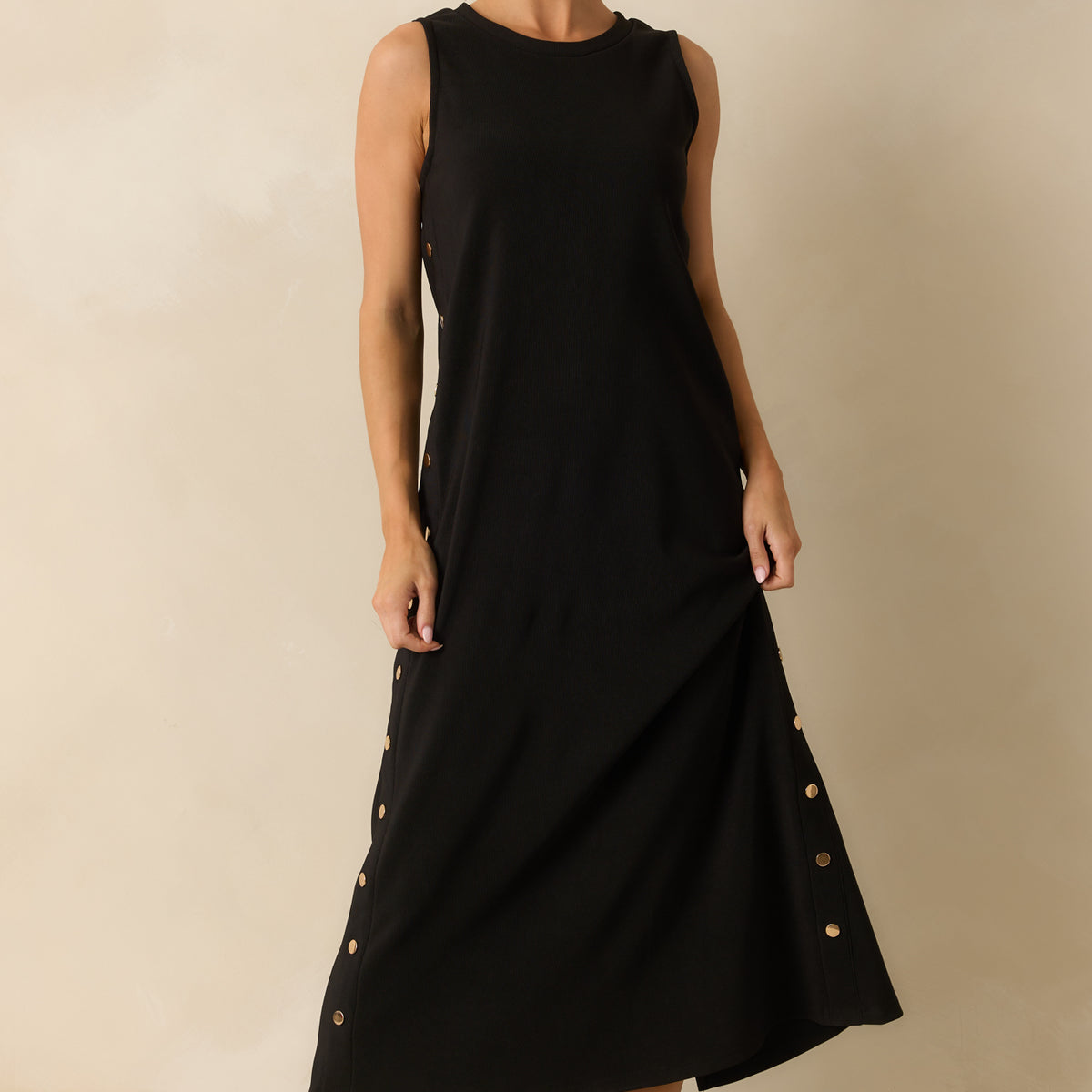 sleeveless shirt maxi dress Sleeveless Shirt Dress Maxi Riviera Blue