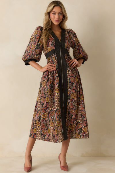 Black-Paisley-Floral-Maxi-