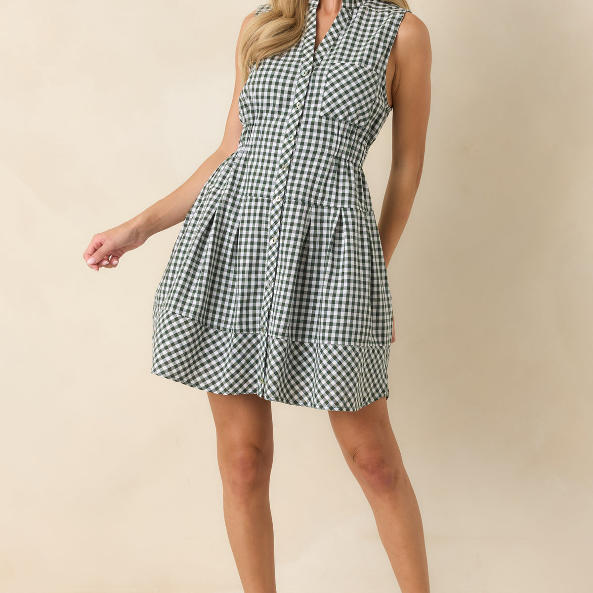 Classic-Gingham-Mini-Dress-