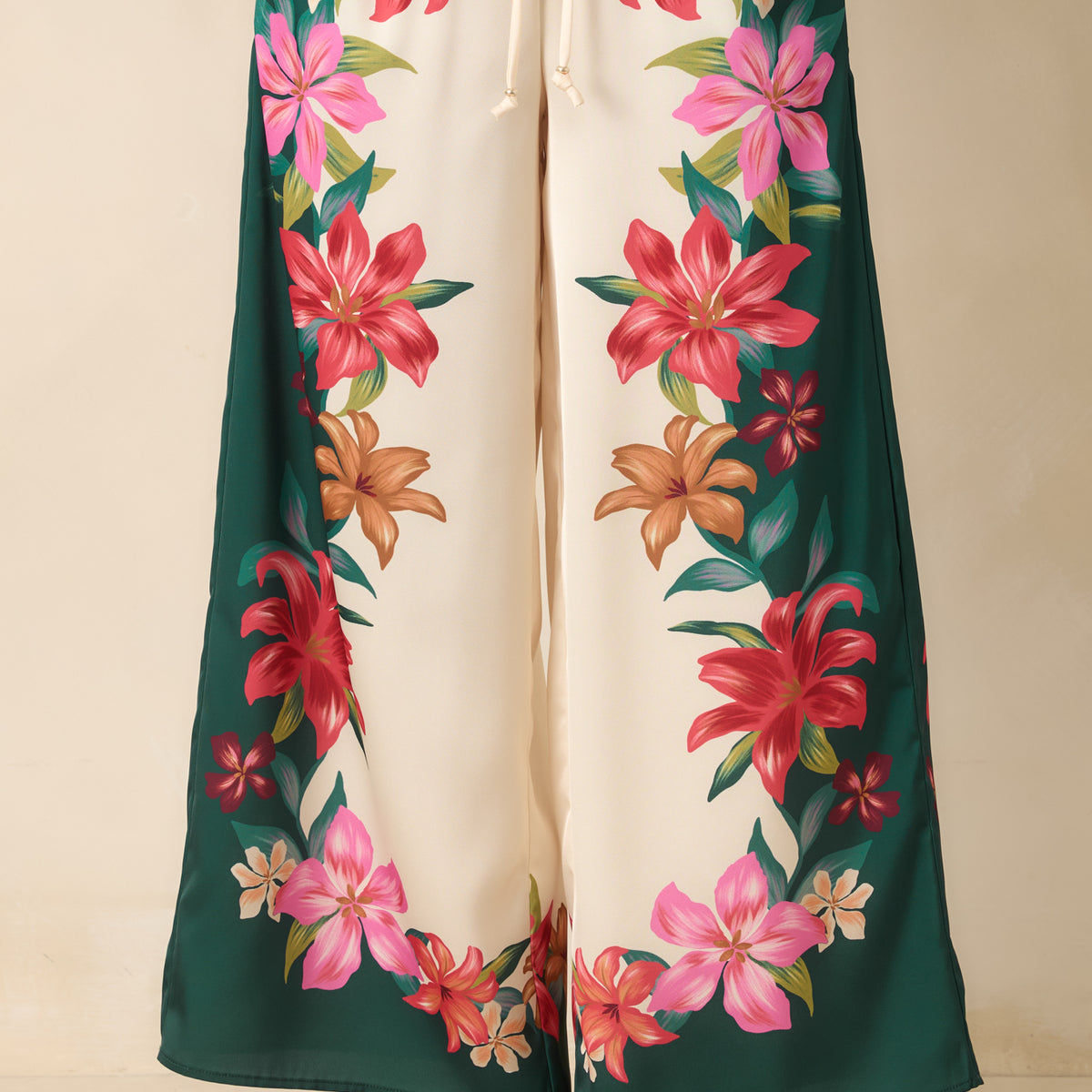 Lani Kiwi Teal Multi Floral Wide Leg Pants | Z Supply