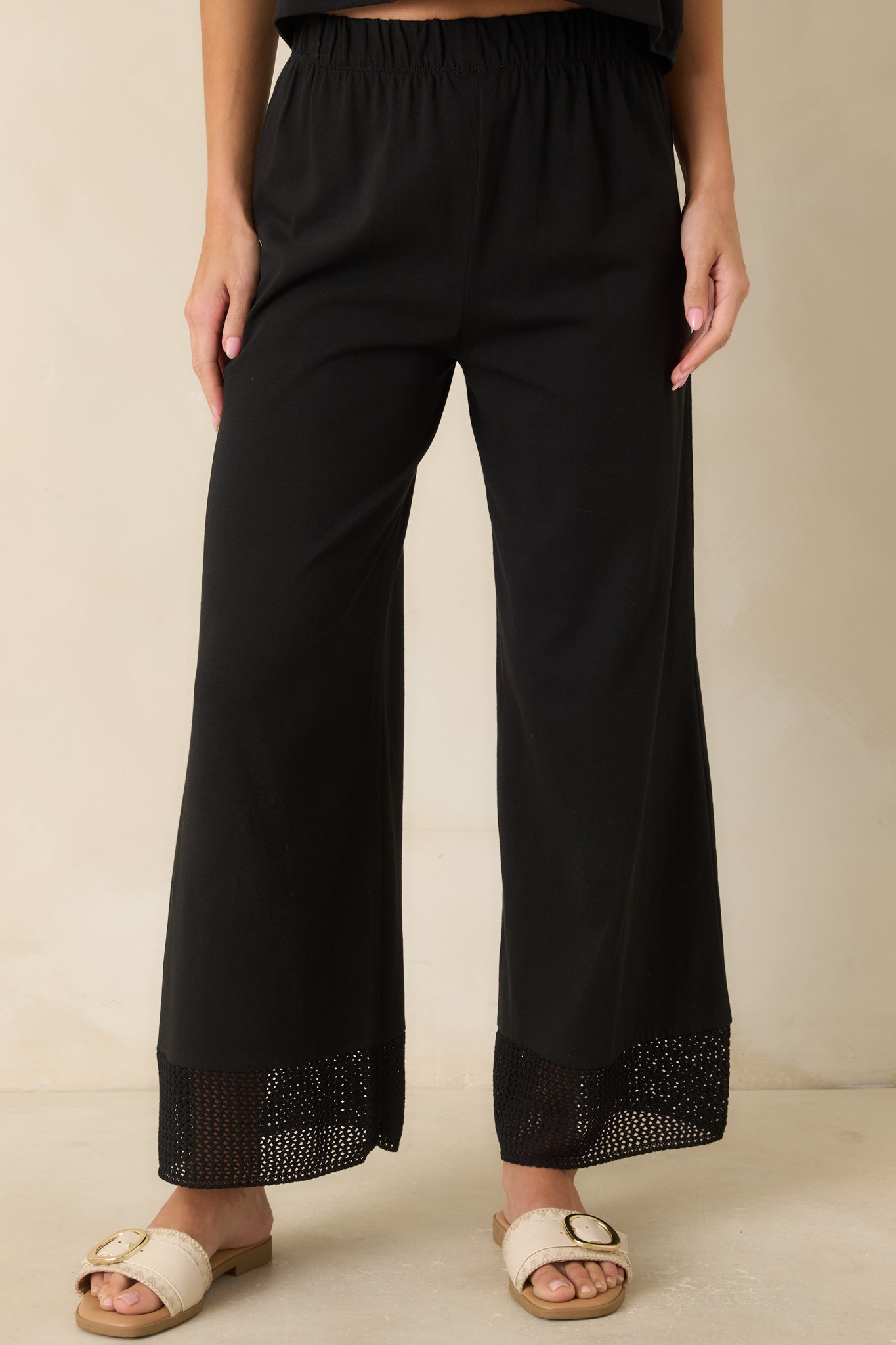 Banyan Black Crochet Pants | Z Supply