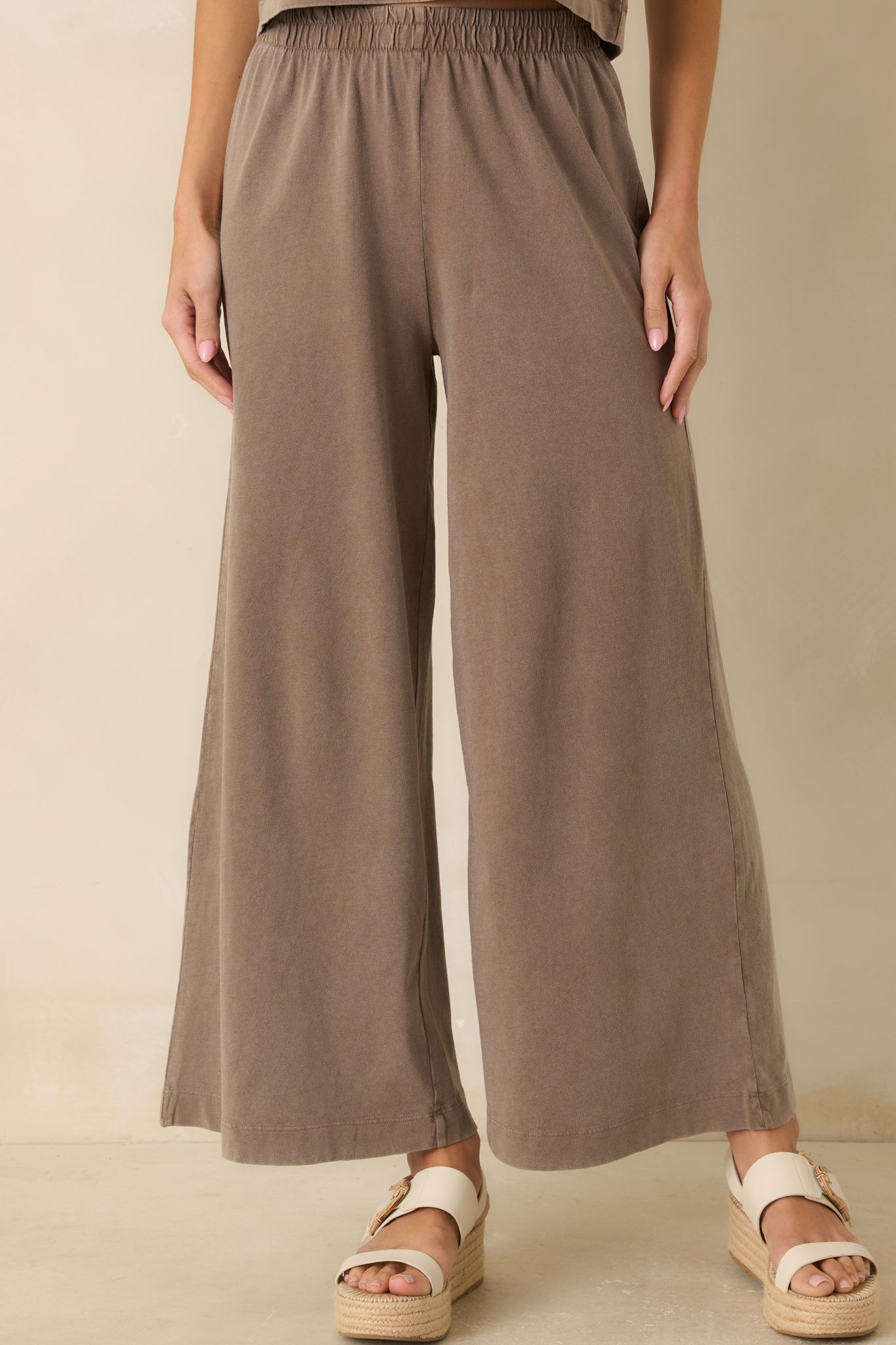 Scout Perfectly Taupe Cotton Jersey Pants | Z Supply