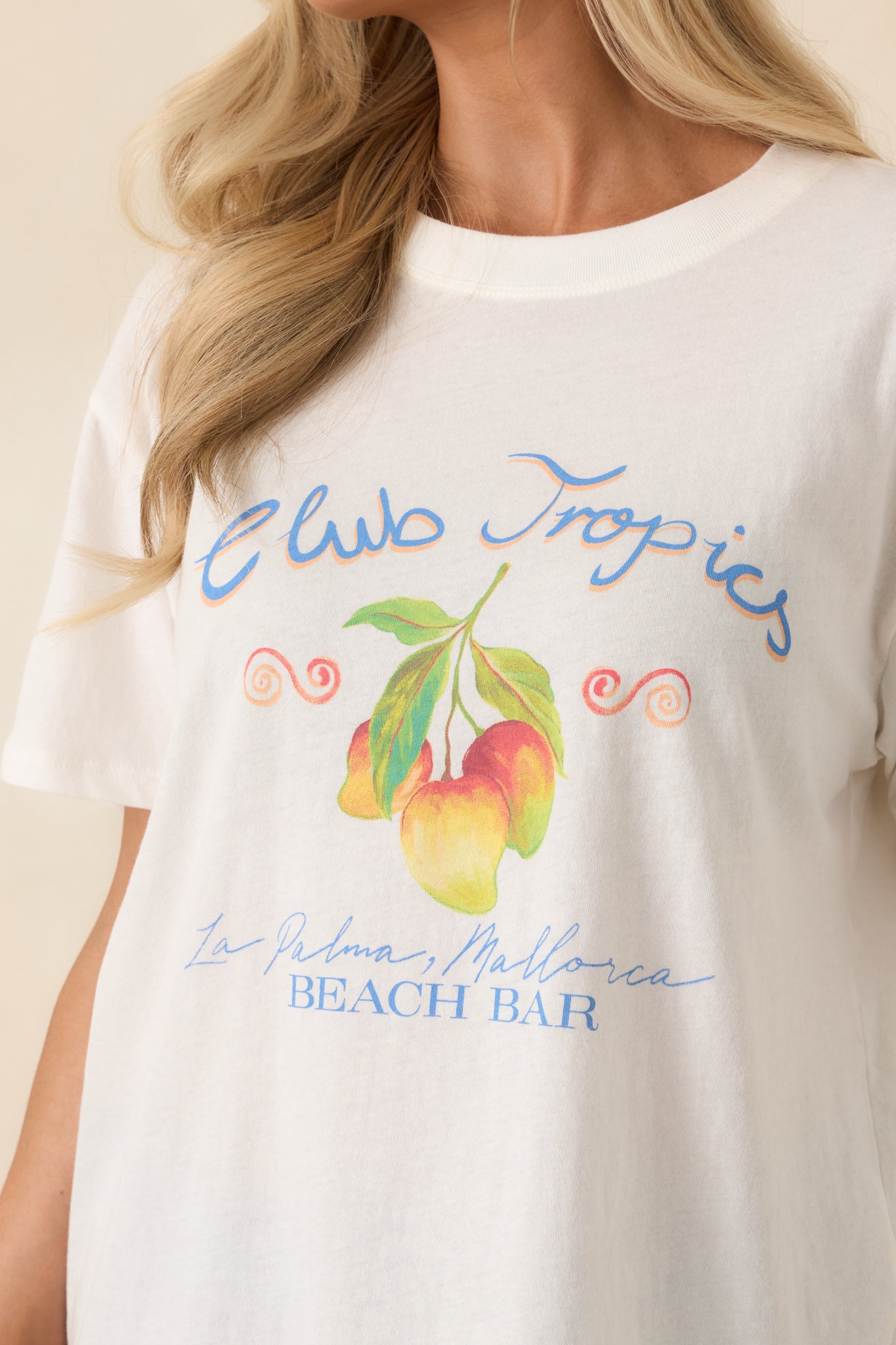 Z Supply Vanilla Ice Club Tropics Cotton Boyfriend Tee | Red Dress