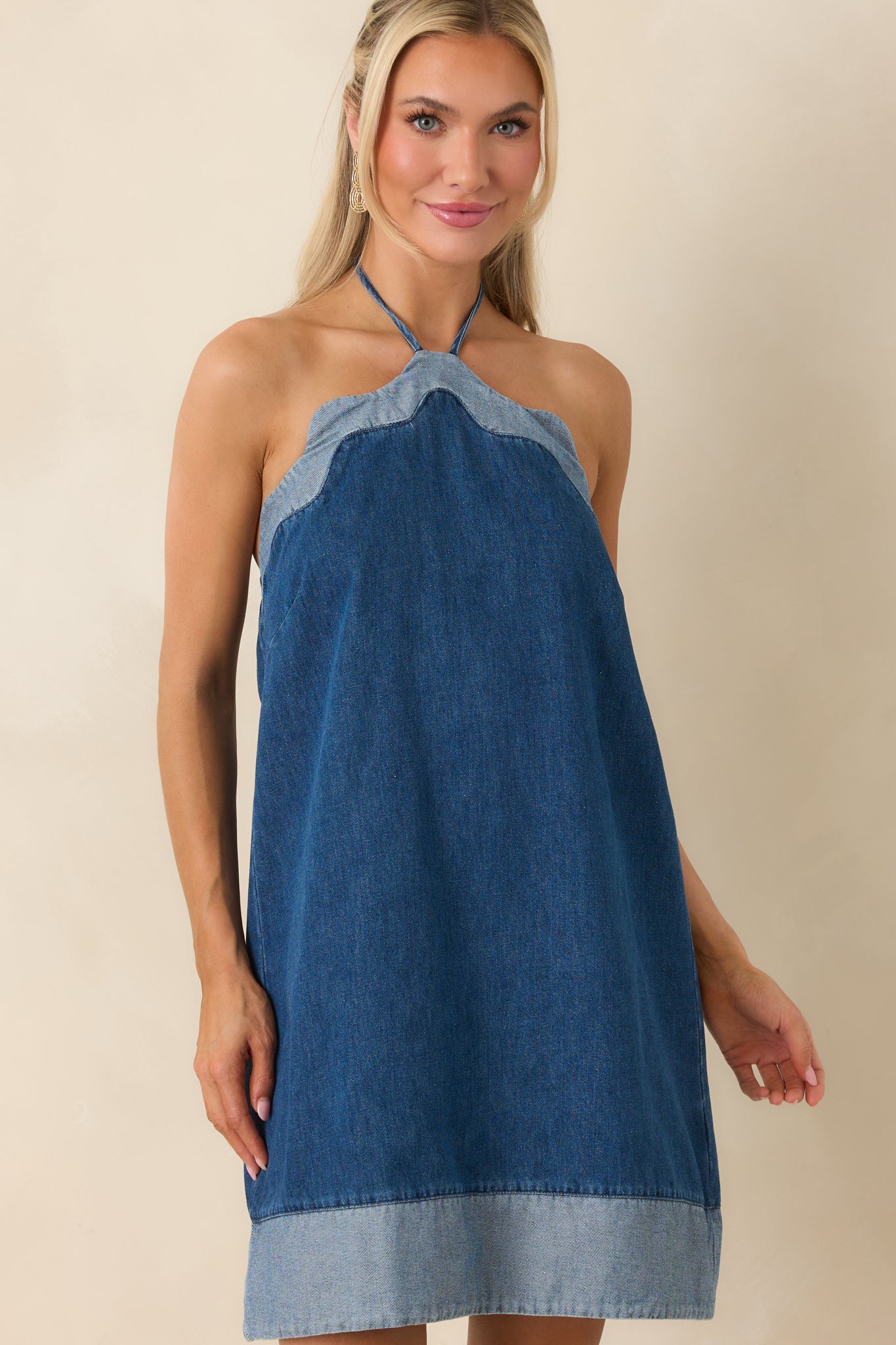 Elasticized back detail ensuring comfortable, secure fit.
