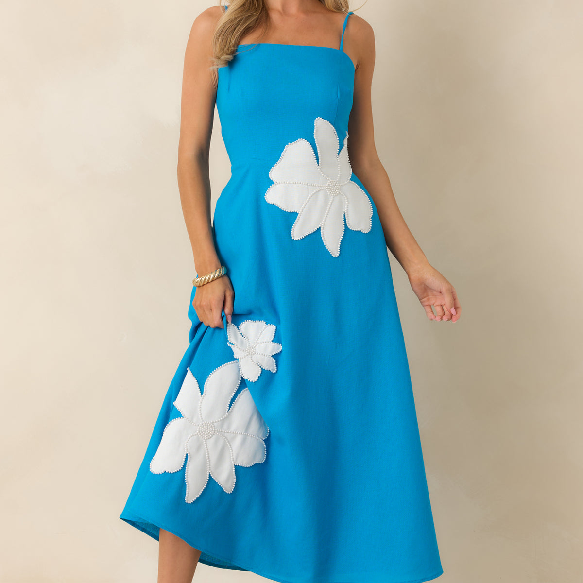 blue red floral dress Lovely Floral Maxi Dress - Red and Blue Dress - Tiered Maxi Dress