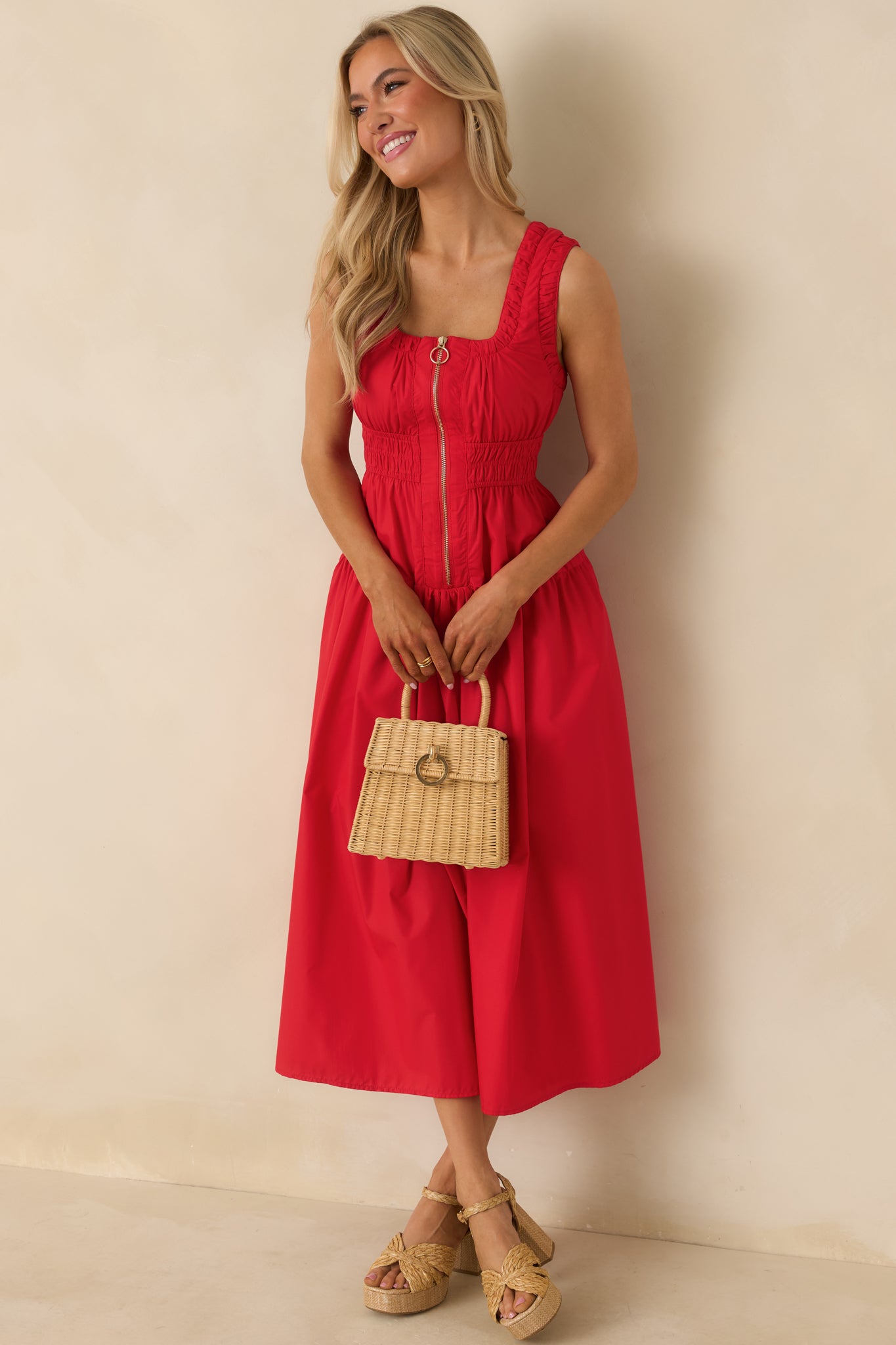 Red Sleeveless Maxi Dress - Casual Dresses | Red Dress Red Sleeveless Maxi Dress - Casual Dresses | Red Dress