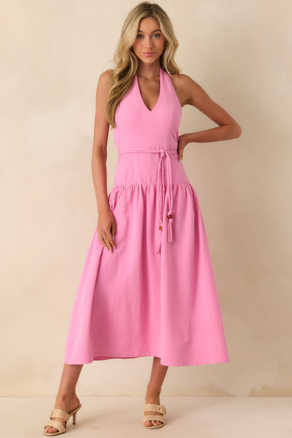 Melody Drop Waist Midi Dress
