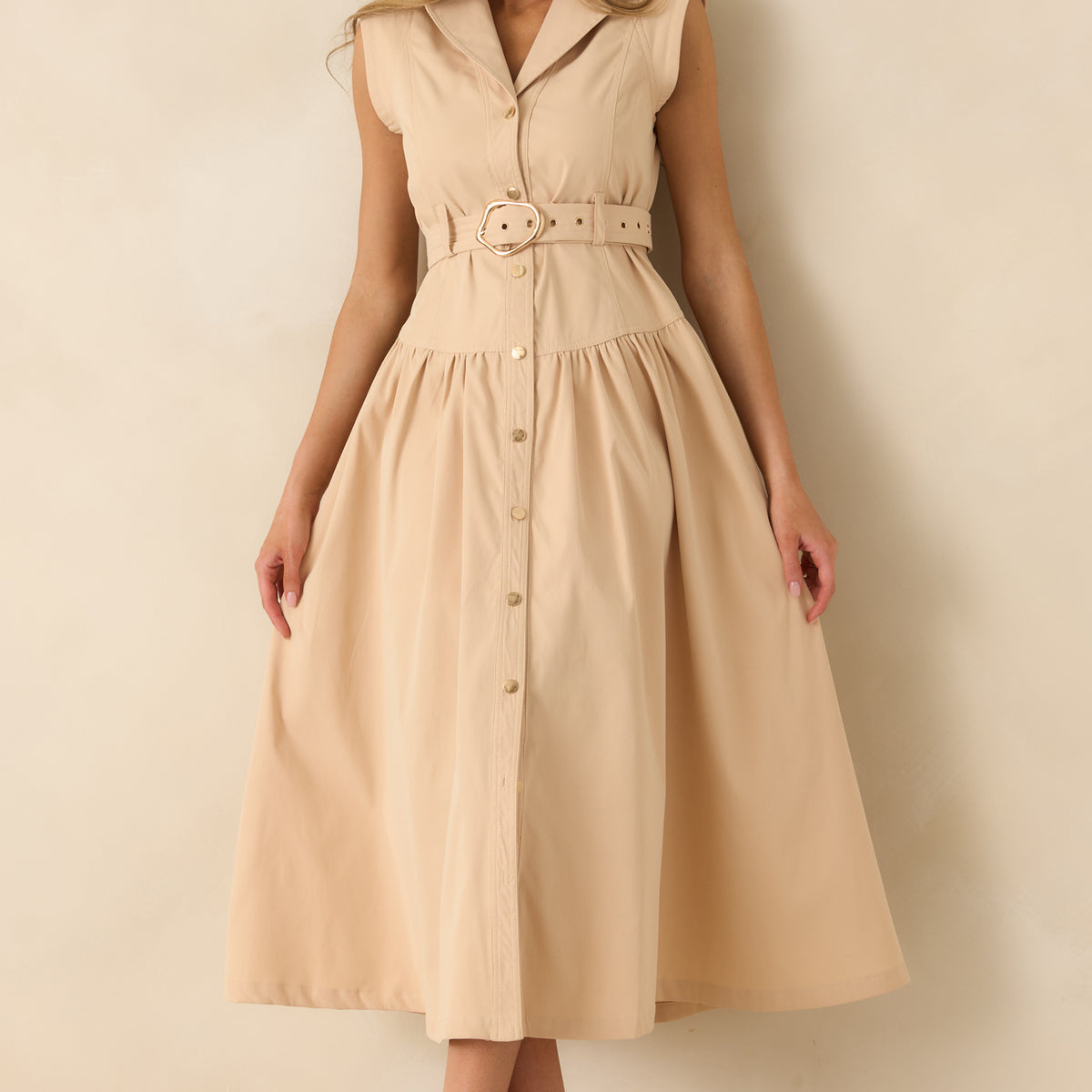Full-Front-View-Of-Midi-Dress-