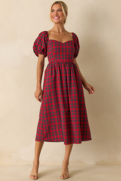 red plaid bodycon dress Buffalo Plaid Bodycon Dress, Red Mini Skater Dress