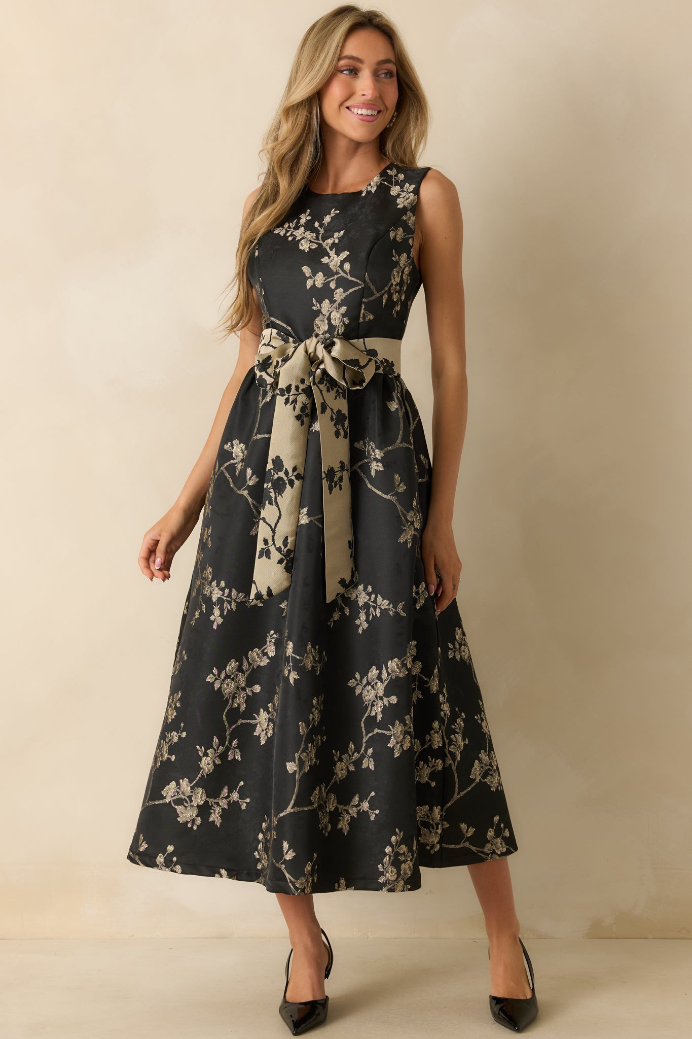 betina bow front maxi dress blue Betina Bow Front Maxi Dress main image 1