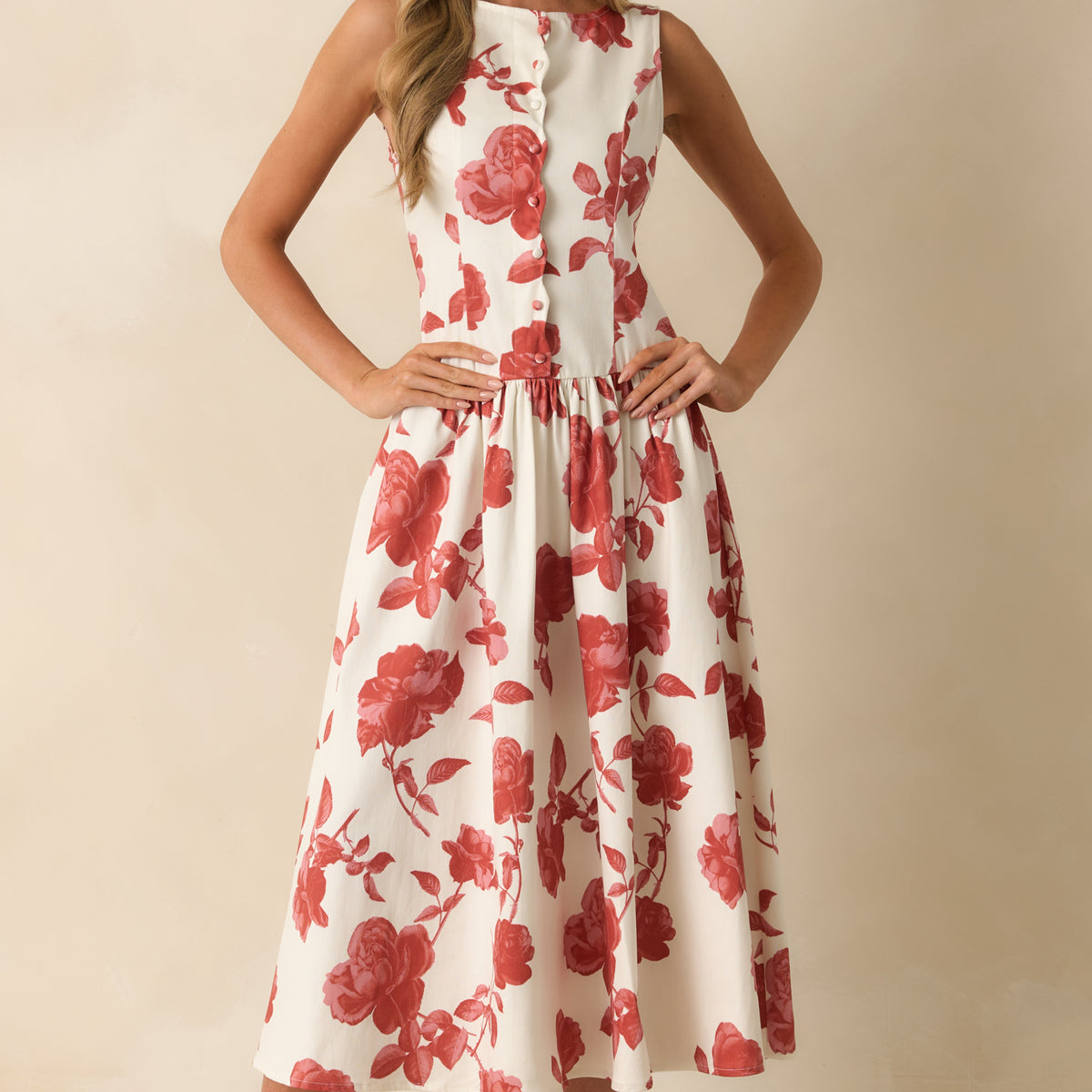 open lace back dress Sparrow Patchwork Maxi Dress Cinnamon/Brown / L main image 0