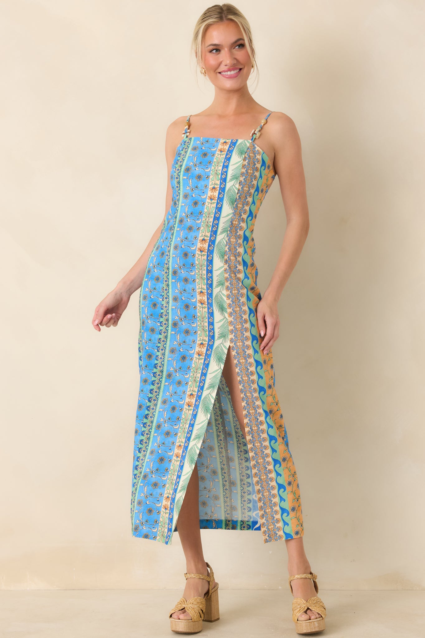 Lightweight dress showcasing relaxed structure and effortless flow.