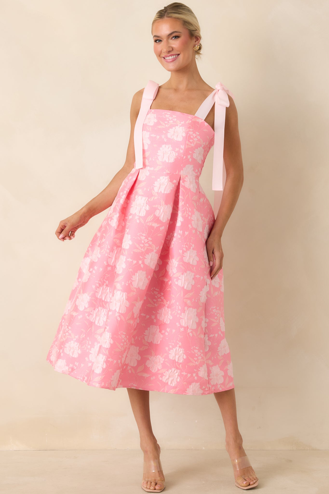 alc pleated dress ALC Aries Pleated Maxi Dress in Mandarin Orange