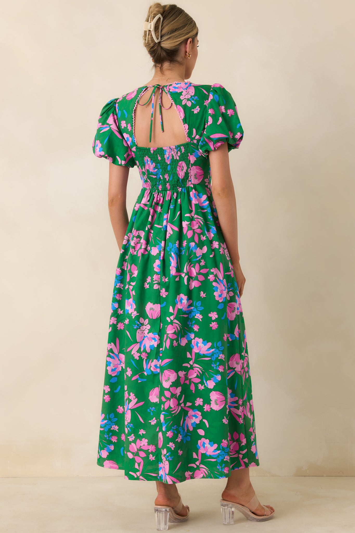 red and green maxi dress Green Katy Perry Strapless Chiffon Dress Ruched Prom Red Carpet Formal –  Hoprom main image 1