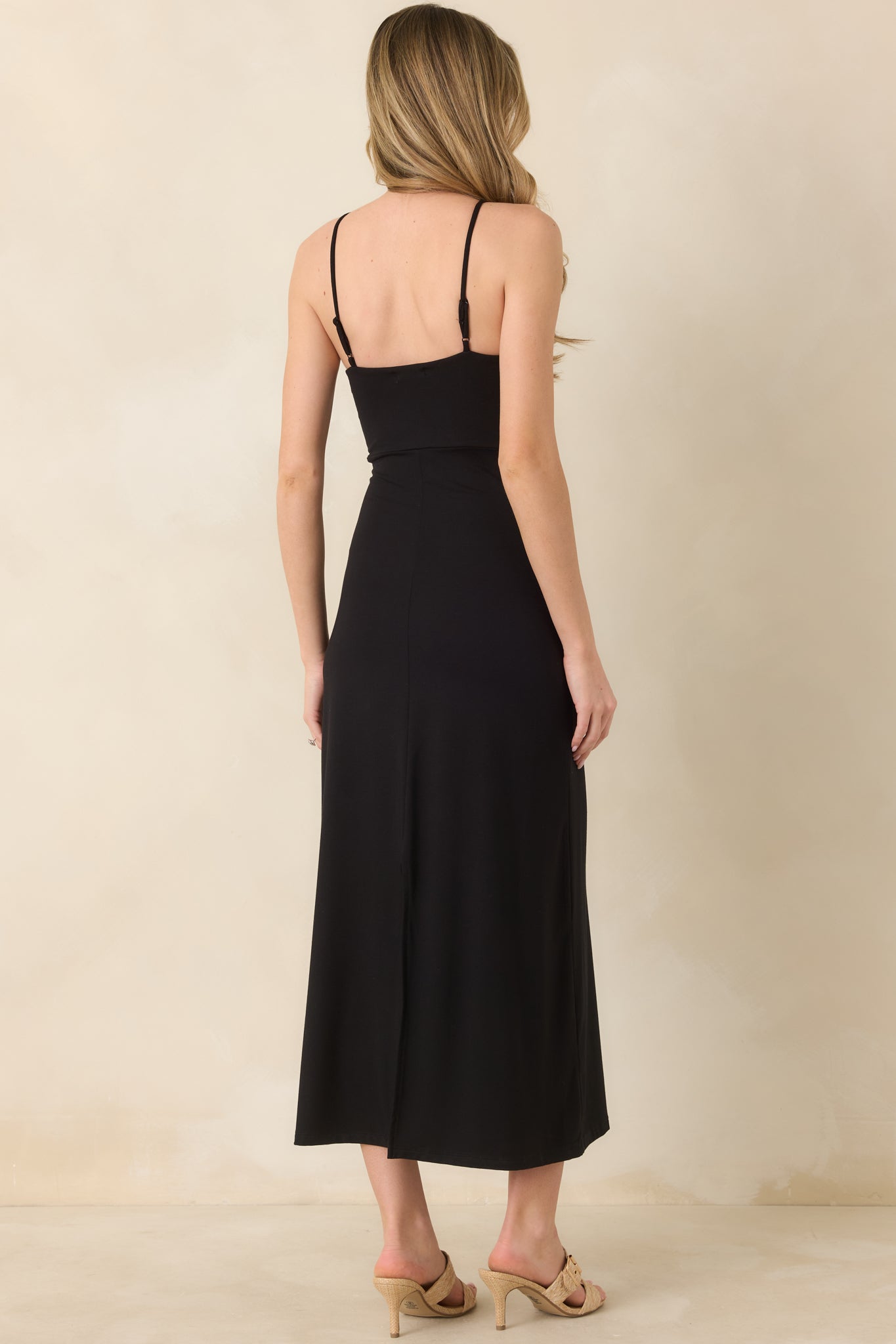 Women's Black Astoria Halter Maxi Dress | Size: Xs