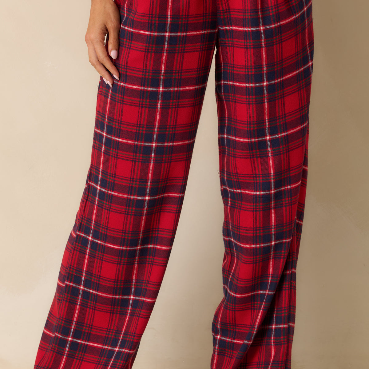 Red-Plaid-Pajama-Pants-