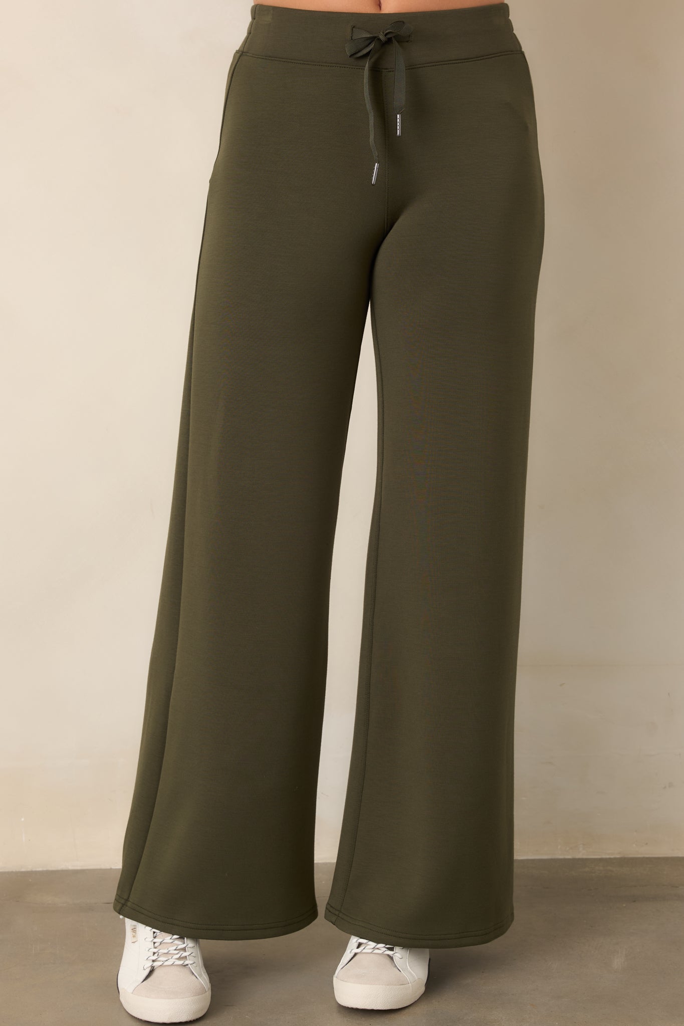 Monstera Green Wide Leg Pant | SPANX AirEssentials®