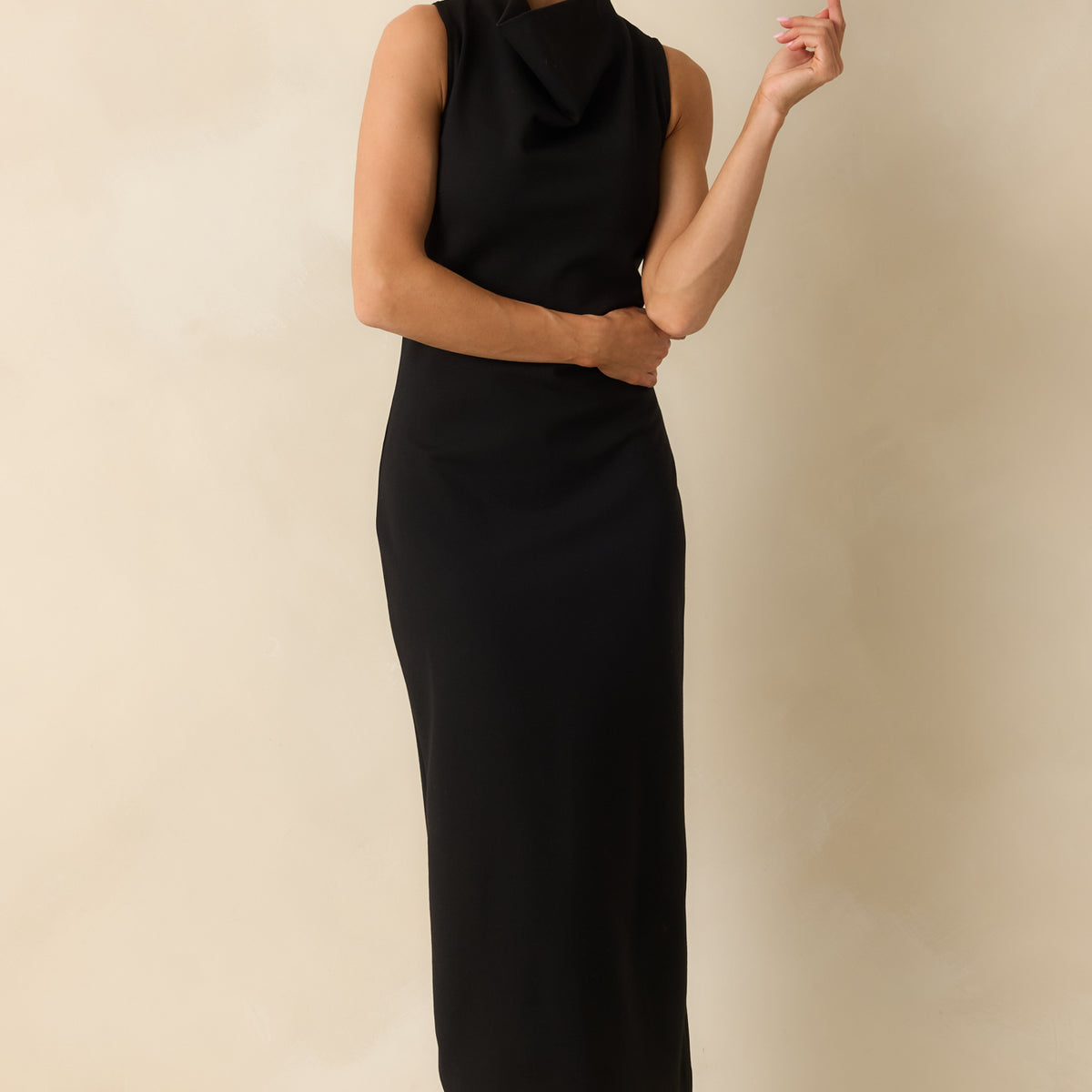 spanx polo midi dress Ponte Sleeveless | Classic Black Length (Shoulder to Toe):60 Waist Midi Dress is halter neckline Summer Mini Dresses |