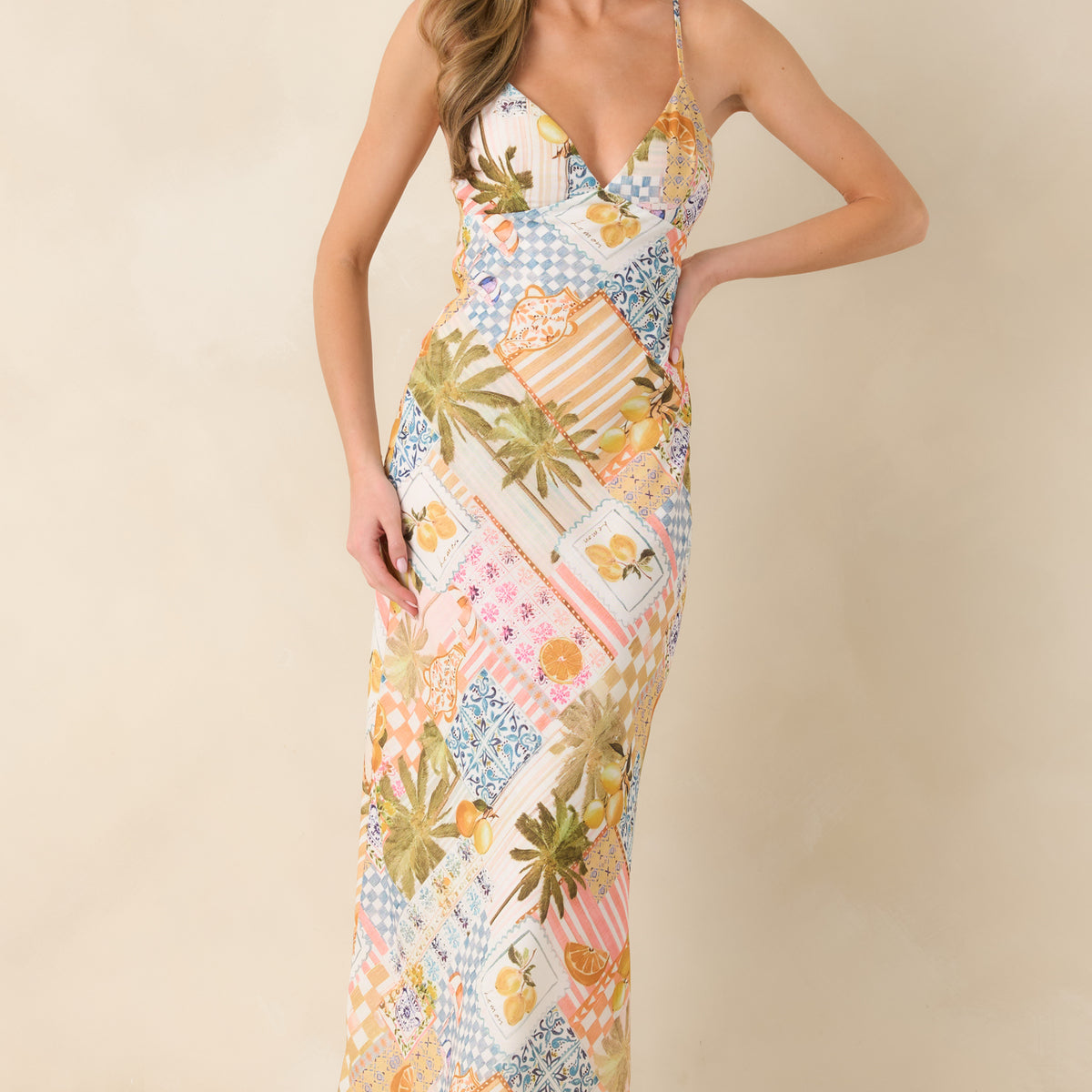 Slip-Dress-Featuring-A-Vibrant