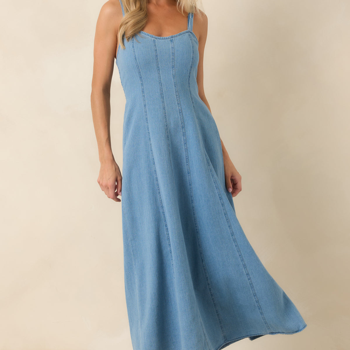 denim formal dress Z Supply Leonora Indigo Midi Classic Indigo / M Color:TURKISH COFFEE Paul Parkman Men's Navy Made from sustainable Tencel occasion_autumn_wedding_guest