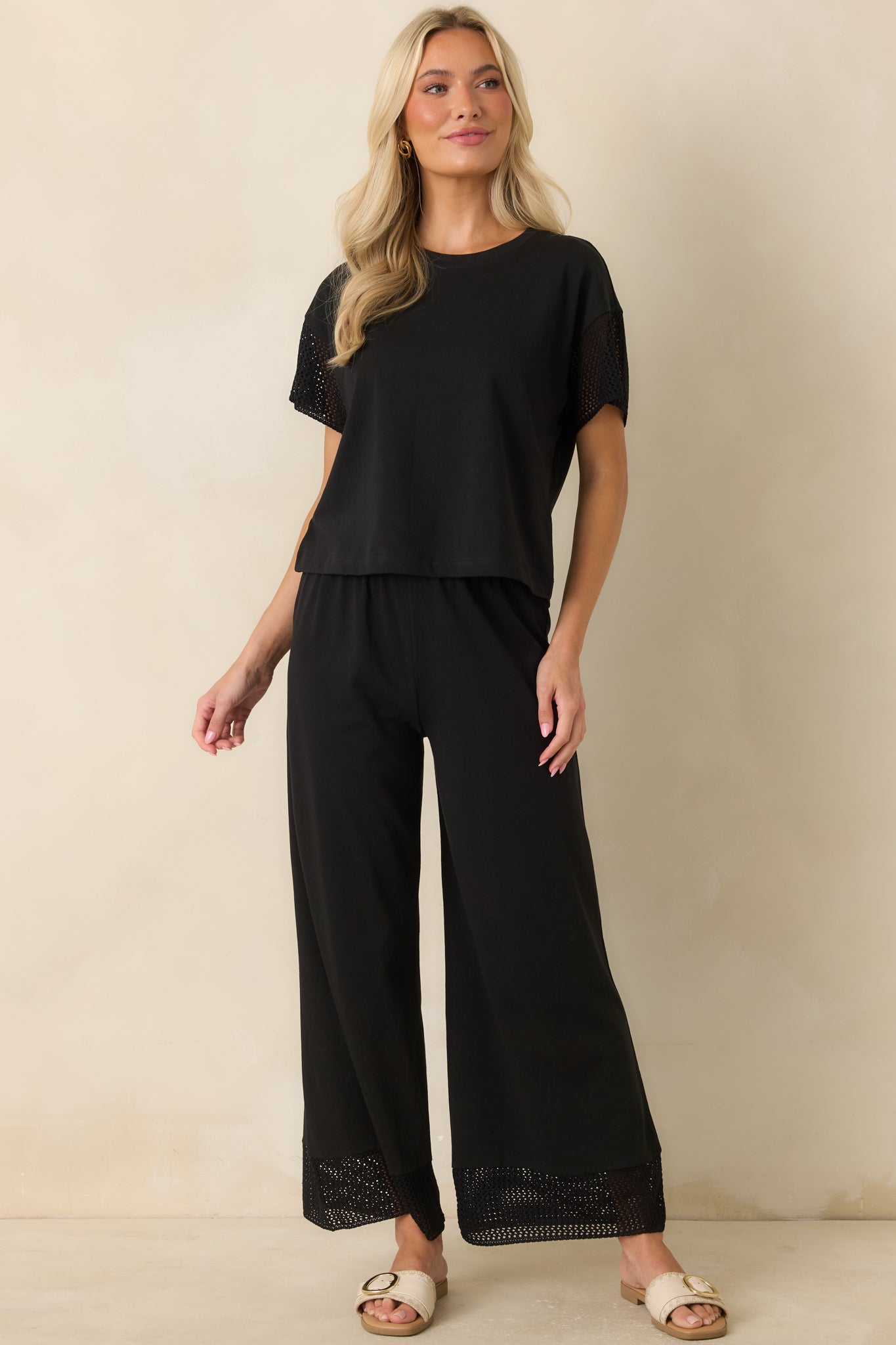 Banyan Black Crochet Pants | Z Supply