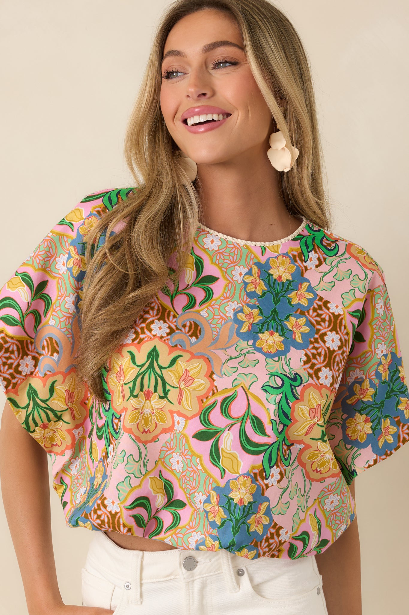 Softly gathered hemline and subtle fabric texture highlighting lightweight cotton construction.