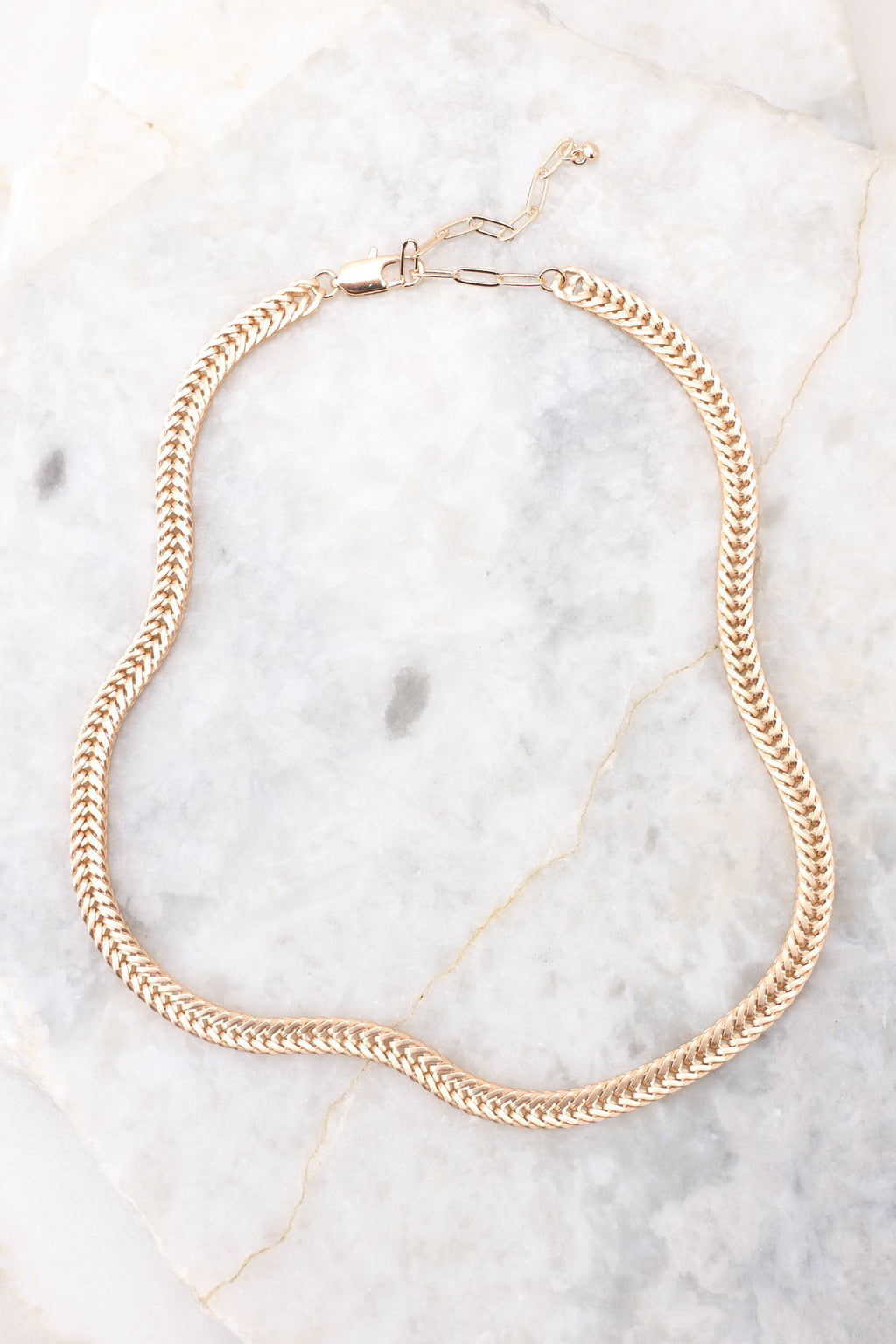 Pretty Gold Chain Necklace - Jewelry