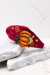 Best Harvest Burgundy Headband - Red Dress