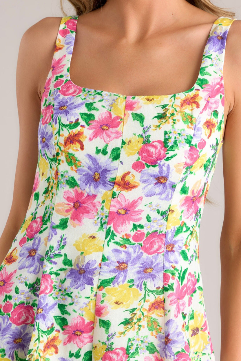Aida Pink Floral Romper 3-Piece Set