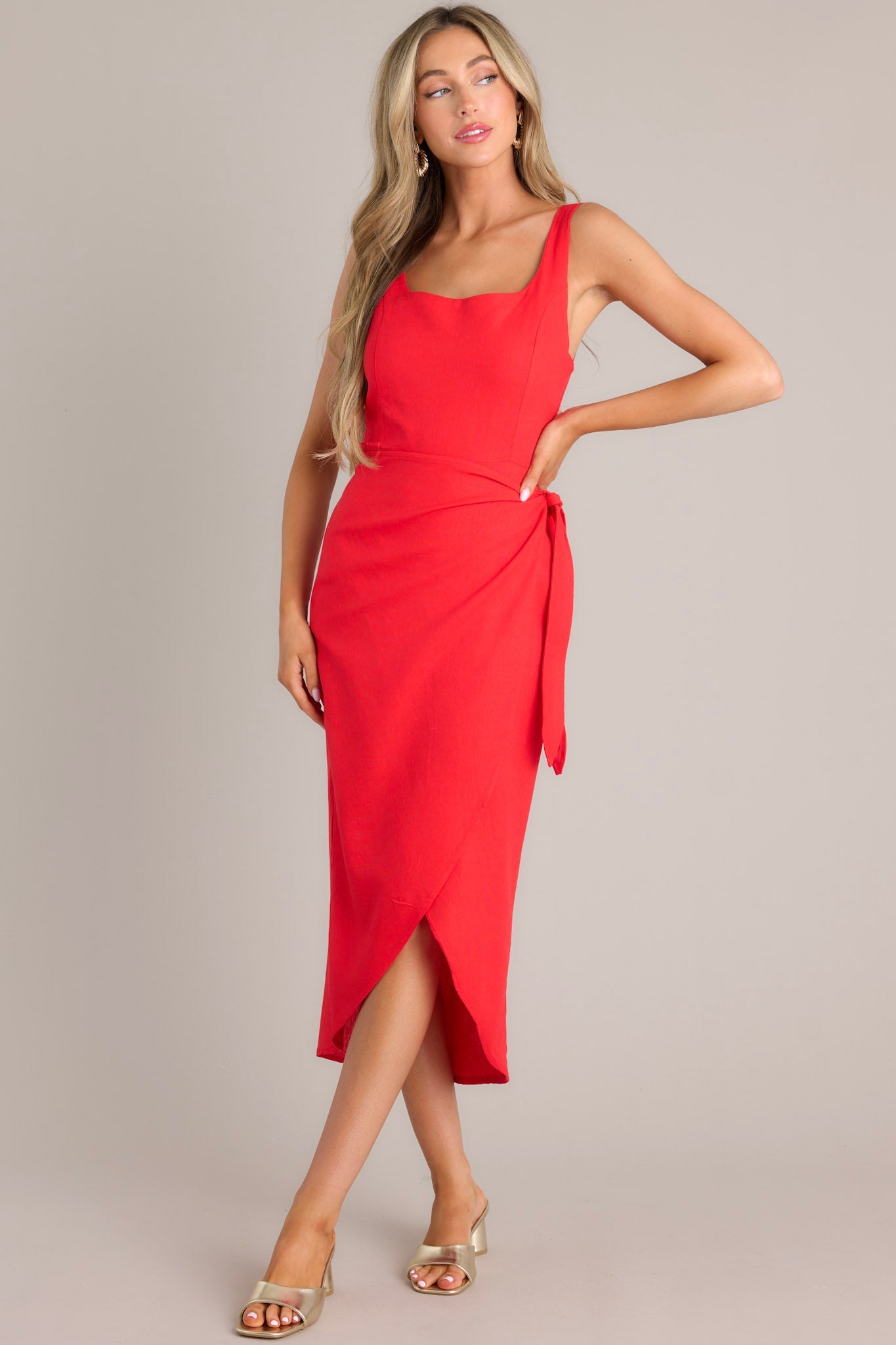 bravissimo red dress Gorgeous 100% Cotton Red Bravissimo Dress
