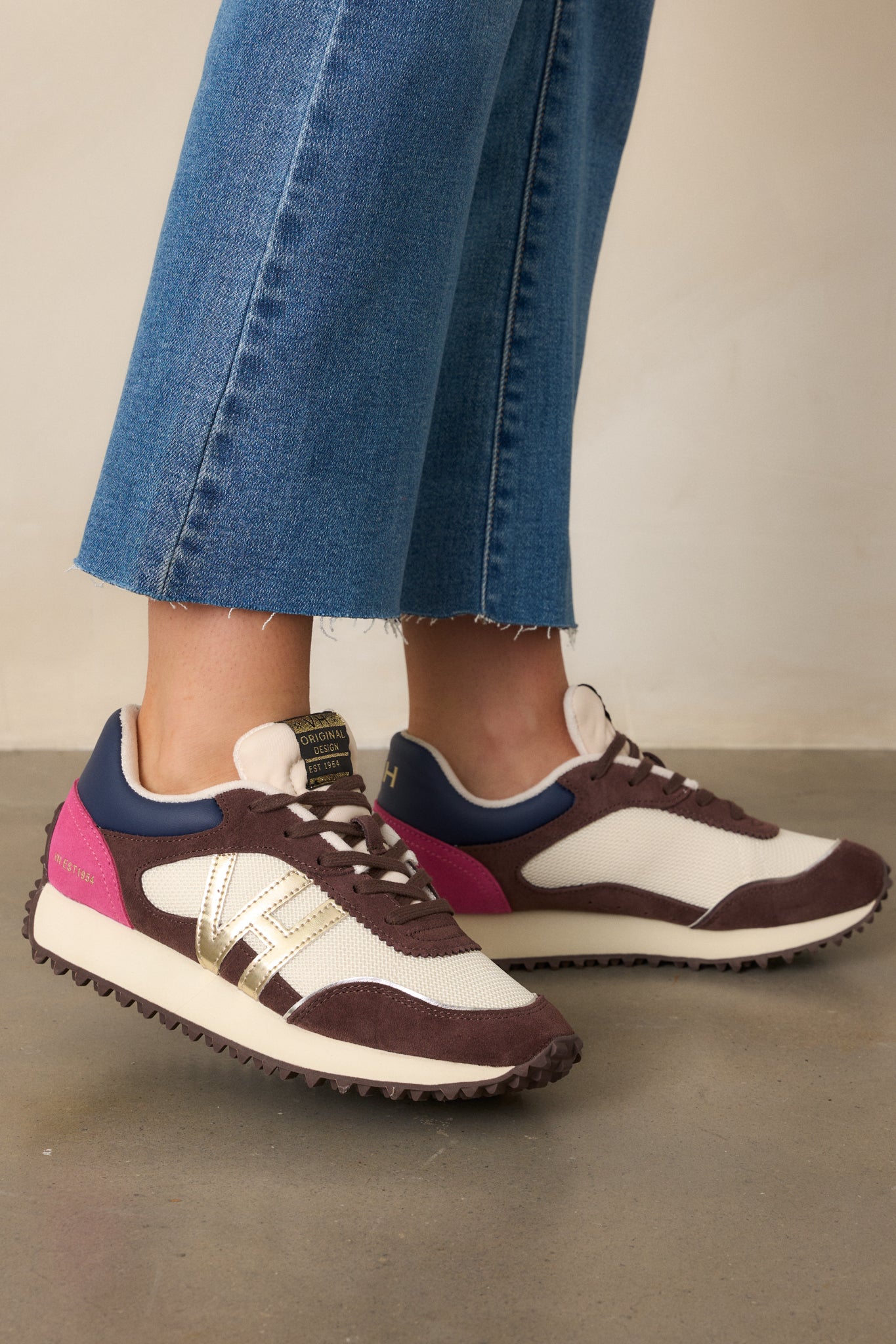 vintage an・an no.31 Vintage Havana Cosmic 31 Chocolate Multi Sneakers | Red Dress