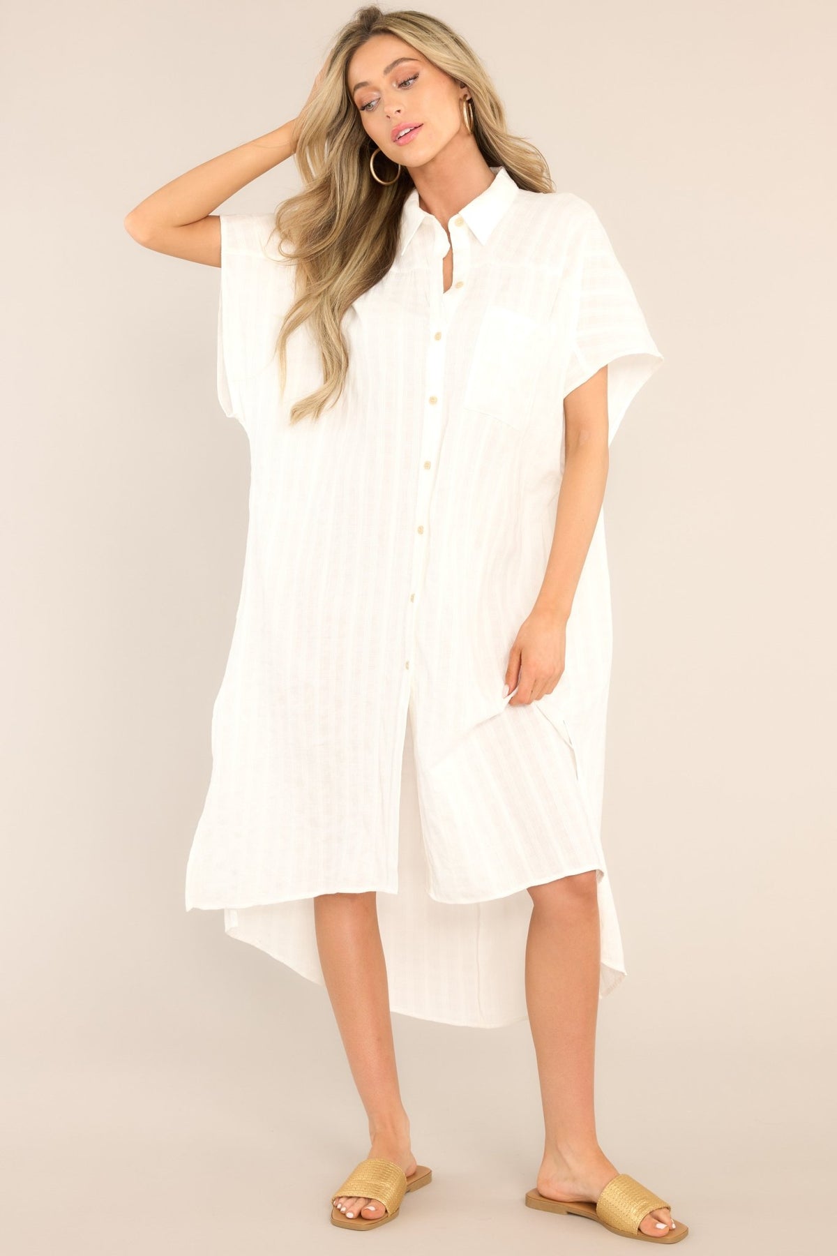 GIVO OVERSIZED MIDI DRESS