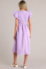 Closet Cornerstone Lavender Midi Dress - Red Dress