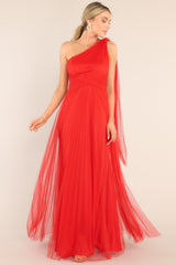 Divine Intuition Red Maxi Dress - Red Dress