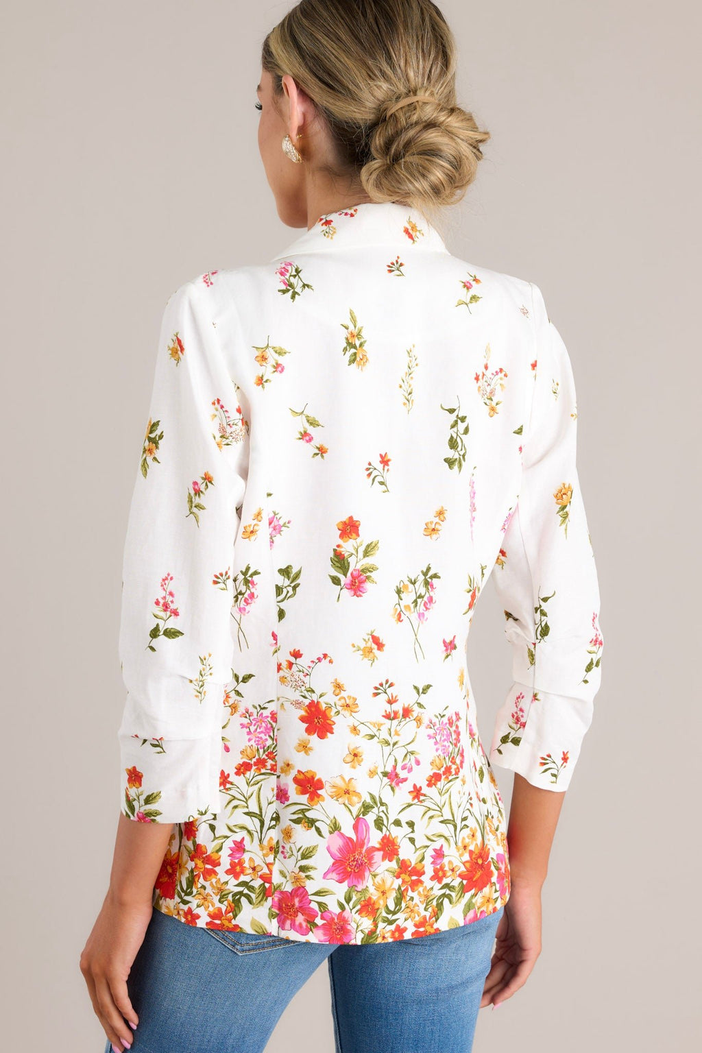 EMERALD LINEN BLAZER