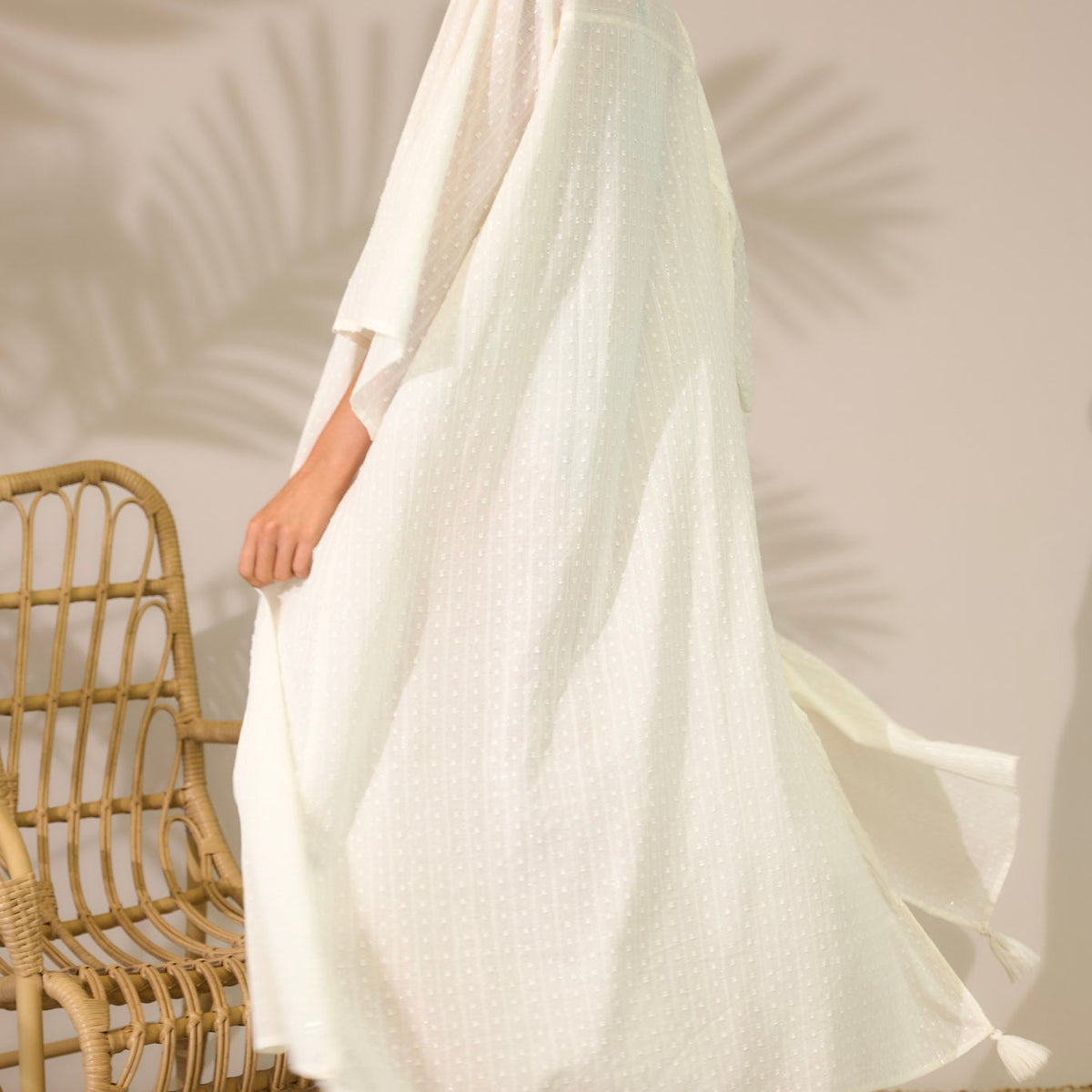 Chic Sheer Ivory Cover Up - Beachwear Clothing | Red Dress