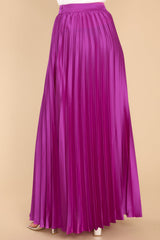 Four Elements Magenta Maxi Skirt - Red Dress