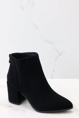Game Plan Black Ankle Boots - Red Dress