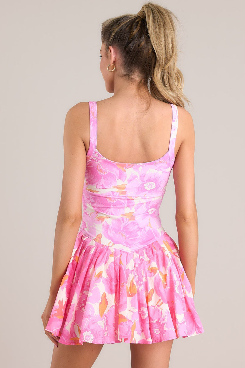 Tinsley Tennis Dress -White/RoyalMG/Hot Pink main image 1
