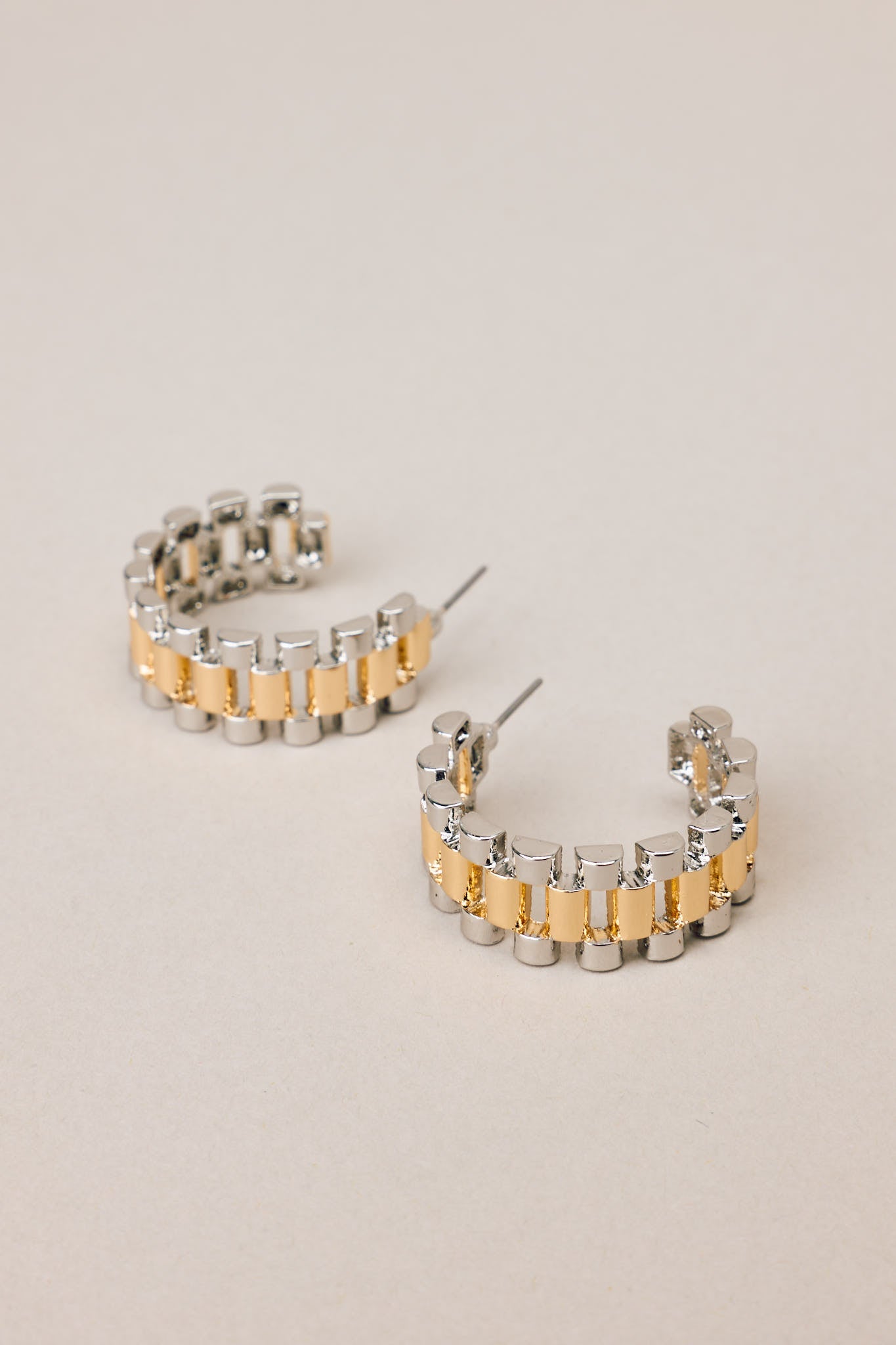Unique Gold & Silver Hoop Earrings - All Earrings | Red Dress Unique Gold & Silver Hoop Earrings - All Earrings | Red Dress