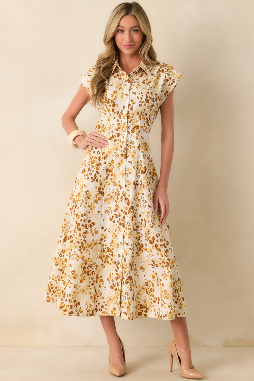 Golden Yellow Maxi Dress main image 0