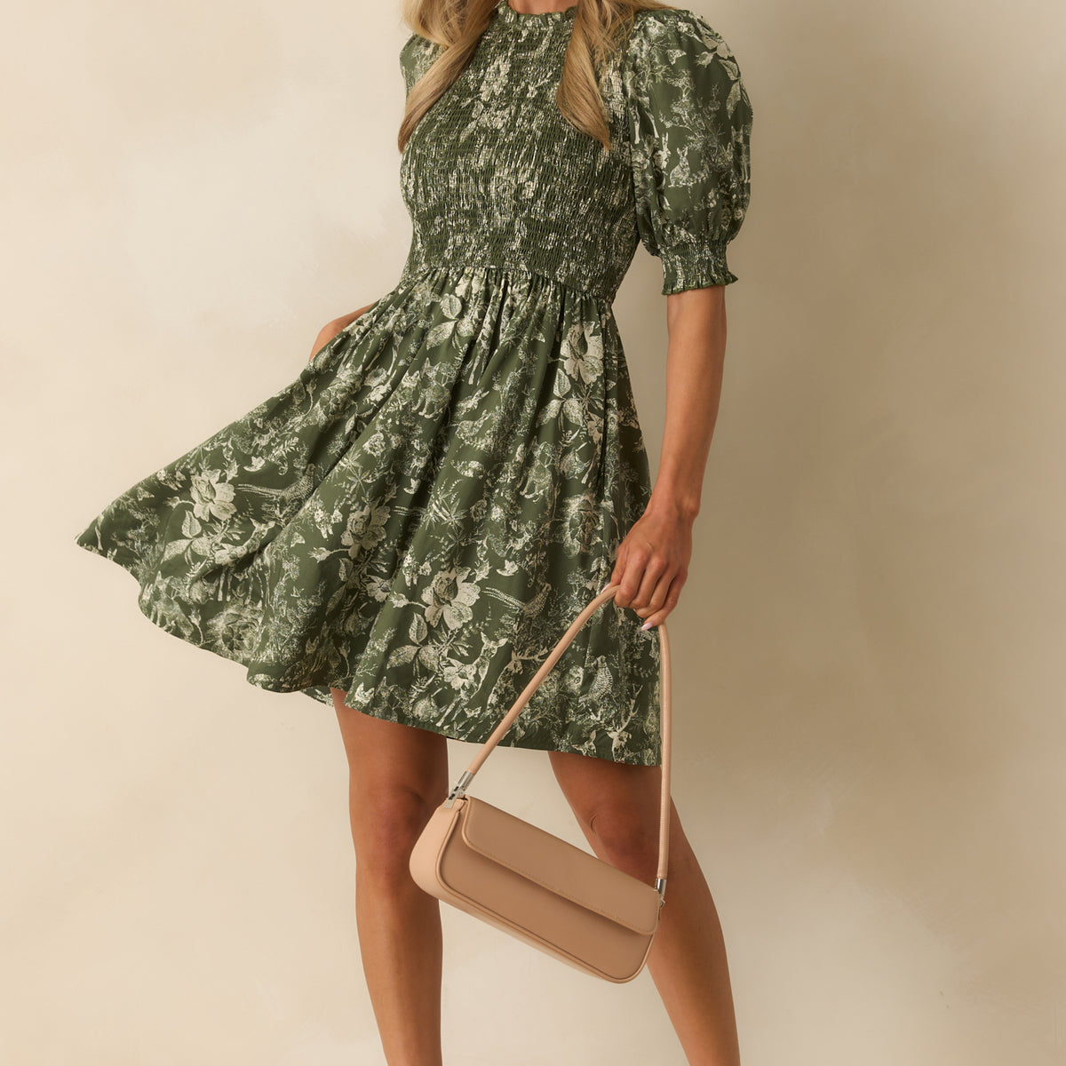 force of nature mini dress red print As It Should Be Red Floral Cotton Mini Dress