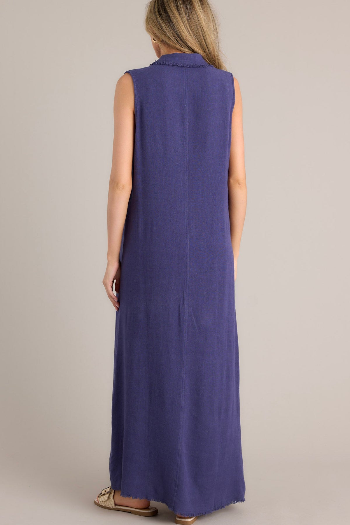 Havana Maxi Dress - Navy Blue main image 1